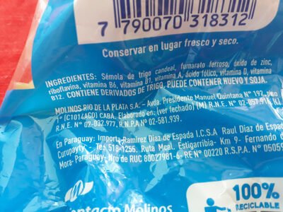 Fideos Lucchetti 500g